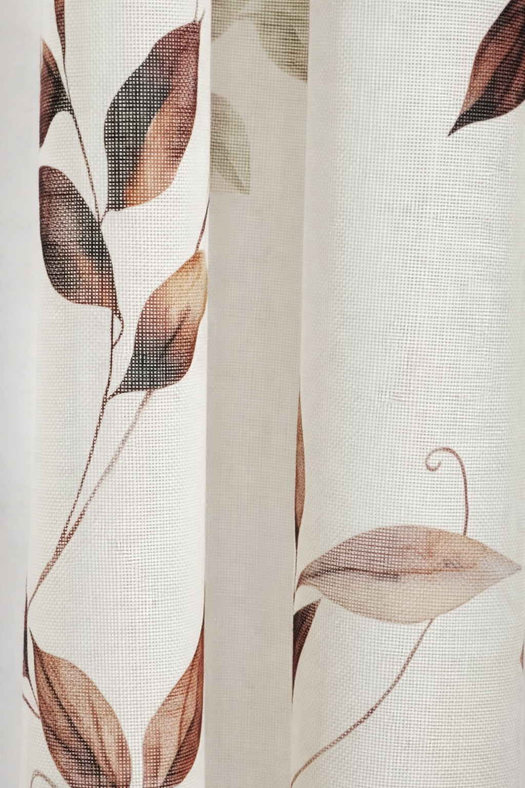 Visillo Hojas Marrones - Imagen 5