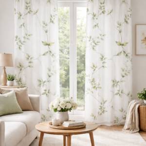 Visillo Hojas Verdes