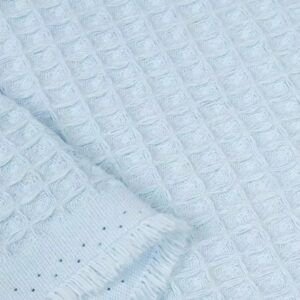 Piqué Waffle Azul Celeste 5000
