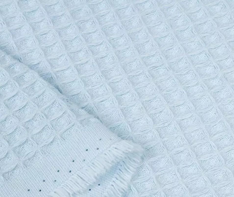 Piqué Waffle Azul Celeste 5000