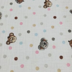 Muselina de algodón Animales