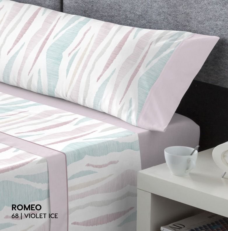 Juego de Sábanas Pasata Romeo Violeta - Imagen 2