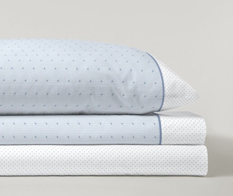 Juego de Sábanas Serena Bora Azul - Imagen 3