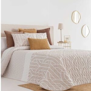 Colcha Jacquard Foresa C/2 Beige
