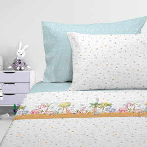 Juego de Sábanas Infantil Dinosaurios