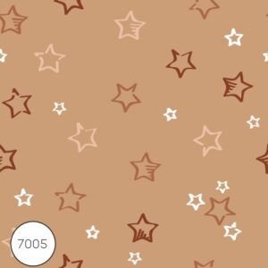 Popelín Algodón Estrellas Beige 7005