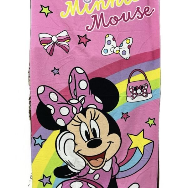 Toalla Microfibra Minnie Mouse Rosa