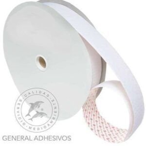 Cinta Velcro Adhesiva Mancho Blanco 20 mm