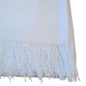 Colcha Plaid Multiusos Cerdeña Blanco