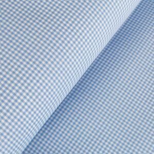 Cuadro Vichy Azul Claro Mini