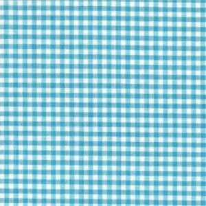 Cuadro Vichy Azul Turquesa Mini