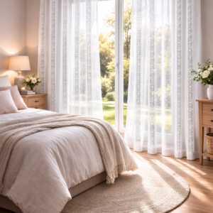 Visillo Modelo 1971 Rústico Lino y Poliéster