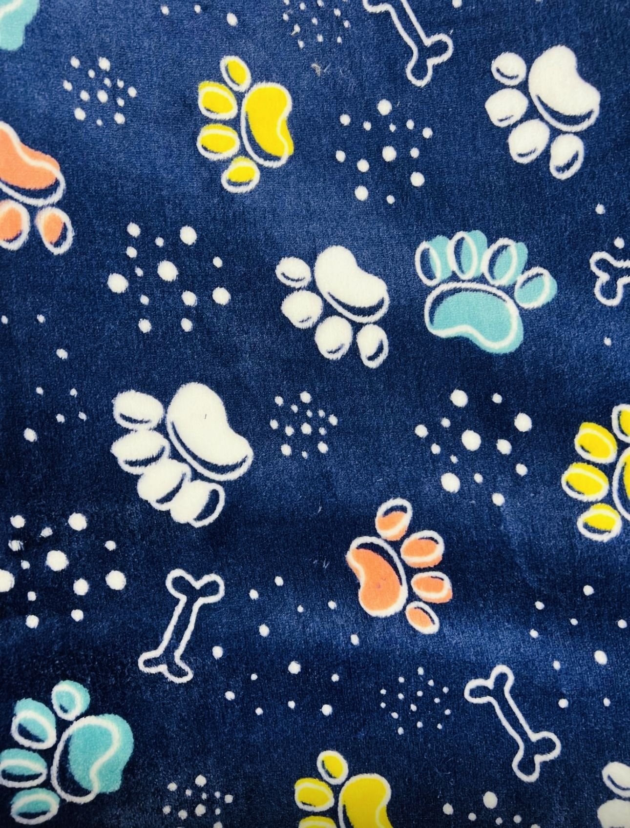 Tela polar Azul Marino Asper 7012