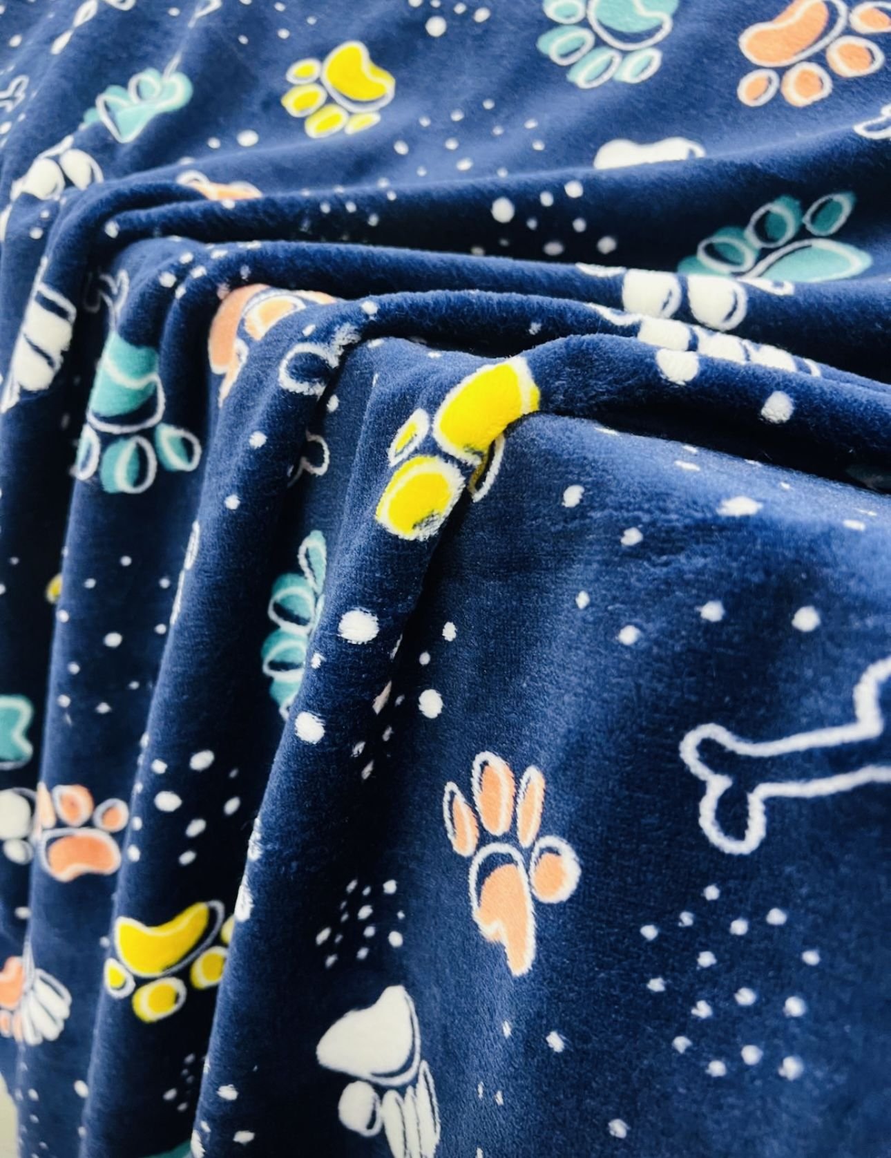 Tela polar Azul Marino Asper 7012 - Imagen 2