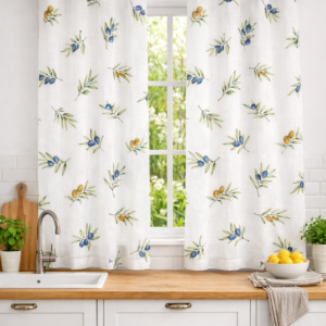 Visillo Cocina Olive Amarillo