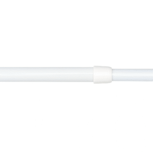 Portavisillos Extensible ø 12 mm Blanco Nº 7 de 125-218 cm