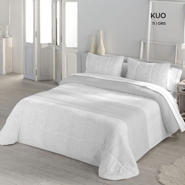 Edredón Comforter Kuo Gris