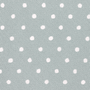 Piqué Algodón Verde Agua con Lunares Blancos