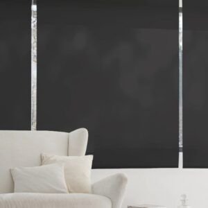Estor Enrollable Liso Plain en 230cm Gris Antracita