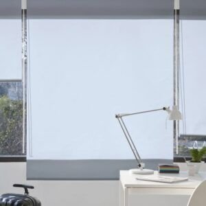 Estor Enrollable Liso Plain en 230cm Azul