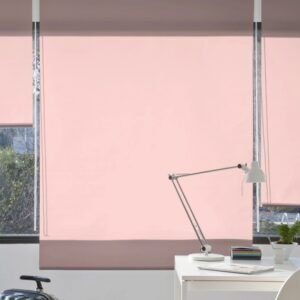 Estor Enrollable Liso Plain en 230cm Rosa