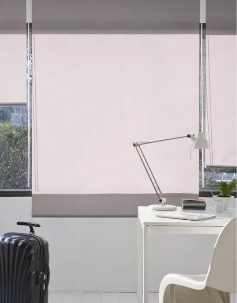 Estor Enrollable Liso Plain en 230cm Malva