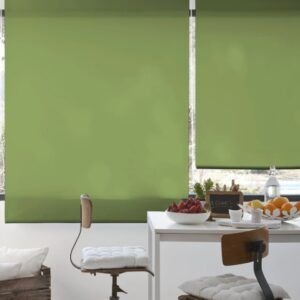 Estor Enrollable Liso Plain en 230cm Verde Pistacho