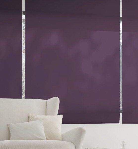 Estor Enrollable Liso Plain en 230cm Violeta