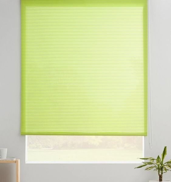 Estor Enrollable Liso Rejilla en 190cm Verde
