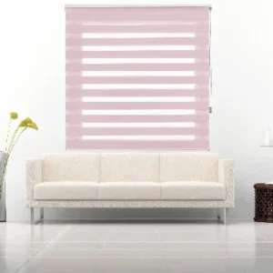 Estor Enrollable Noche y Día Venecia Rosa 175cm