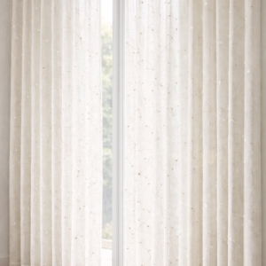 Visillo Veneto 3 Bordado Tostado