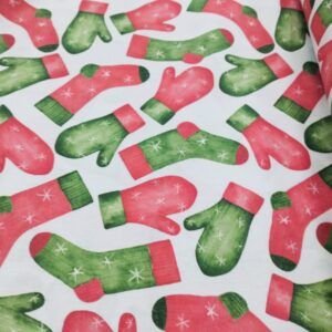 Algodón Navidad Manoplas y Calcetines