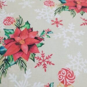 Algodón Navidad Flor Pascua