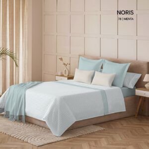 Juego de Sábanas Coralina Noris Verde Menta