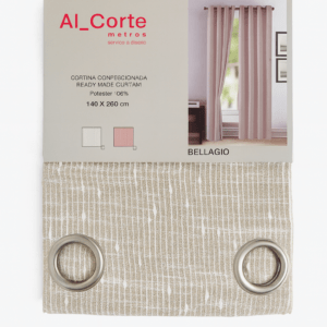 Cortina Confeccionada Bellagio Beige