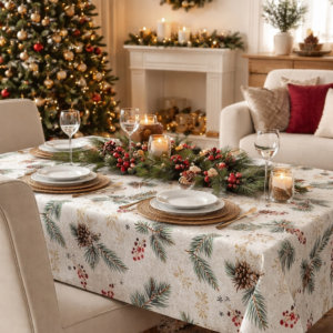 Mantel Resinado Navidad Valais