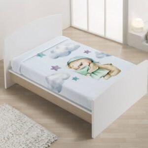 Manta Cuna Modelo 539 Azul