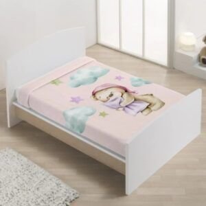 Manta Cuna Modelo 539 Rosa