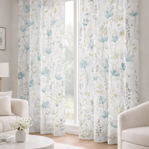 Cortina Confeccionada Carmen Azul