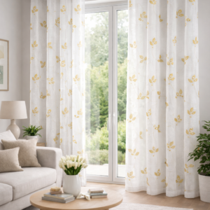 Cortina Confeccionada Vinca Crudo