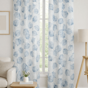 Cortina Confeccionada Toscana Azul