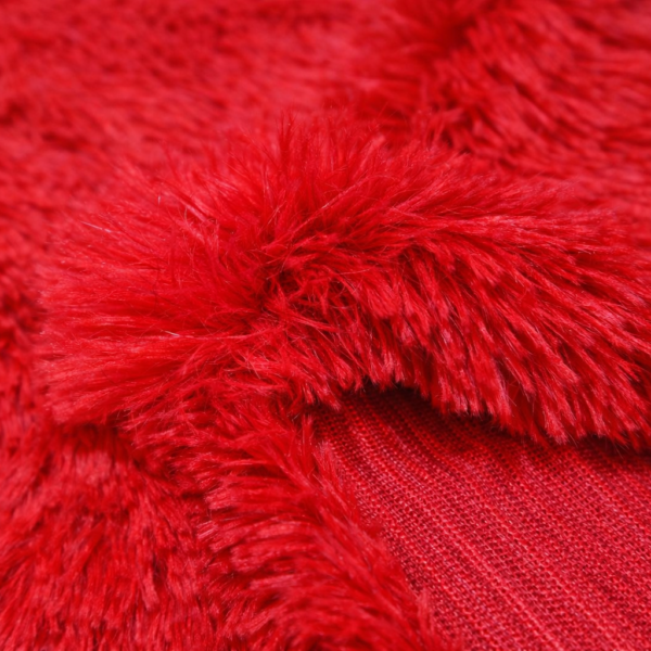 Tela Pelo Largo Monster Rojo
