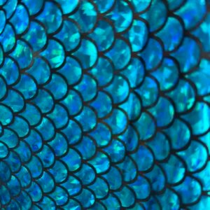 Rasete Carnaval Escamas Azul