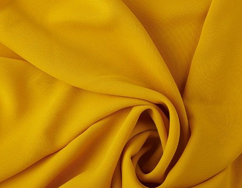 Tejido Crepe Dama Mostaza