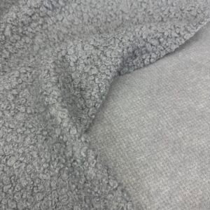 Tejido Curly Fleece Gris Claro