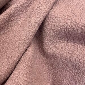 Tejido Curly Fleece Rosa Maquillaje
