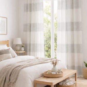 Visillo Modelo Nos Gris