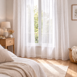 Visillo Modelo Plumeti Natural