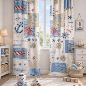 Loneta Cortina Ferretti Azul