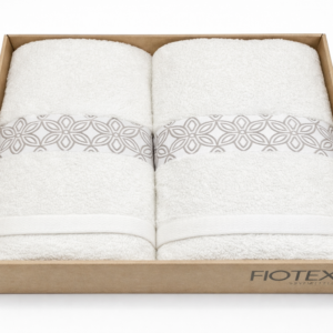 Juego de Toallas Jacquard Helga Lino